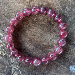 Kwarc truskawkowy – ćwiartki