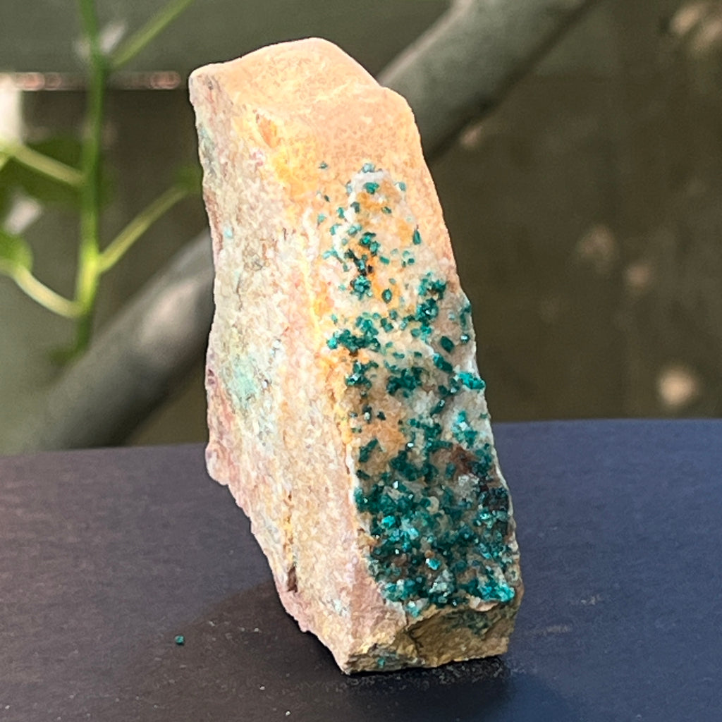 Dioptaz cluster din Congo model 5, pietre semipretioase - druzy.ro 1 