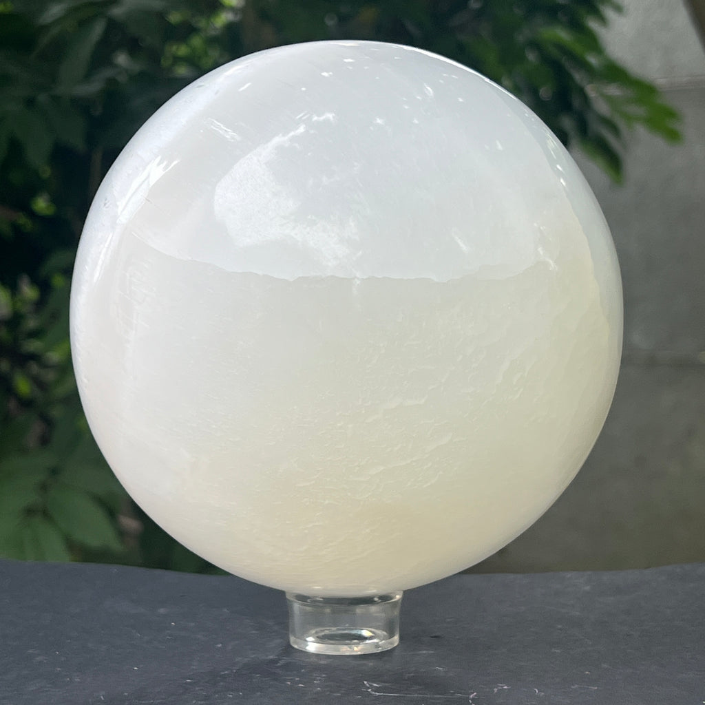 Sfera selenit XL model 1, pietre semipretioase - druzy.ro 2 