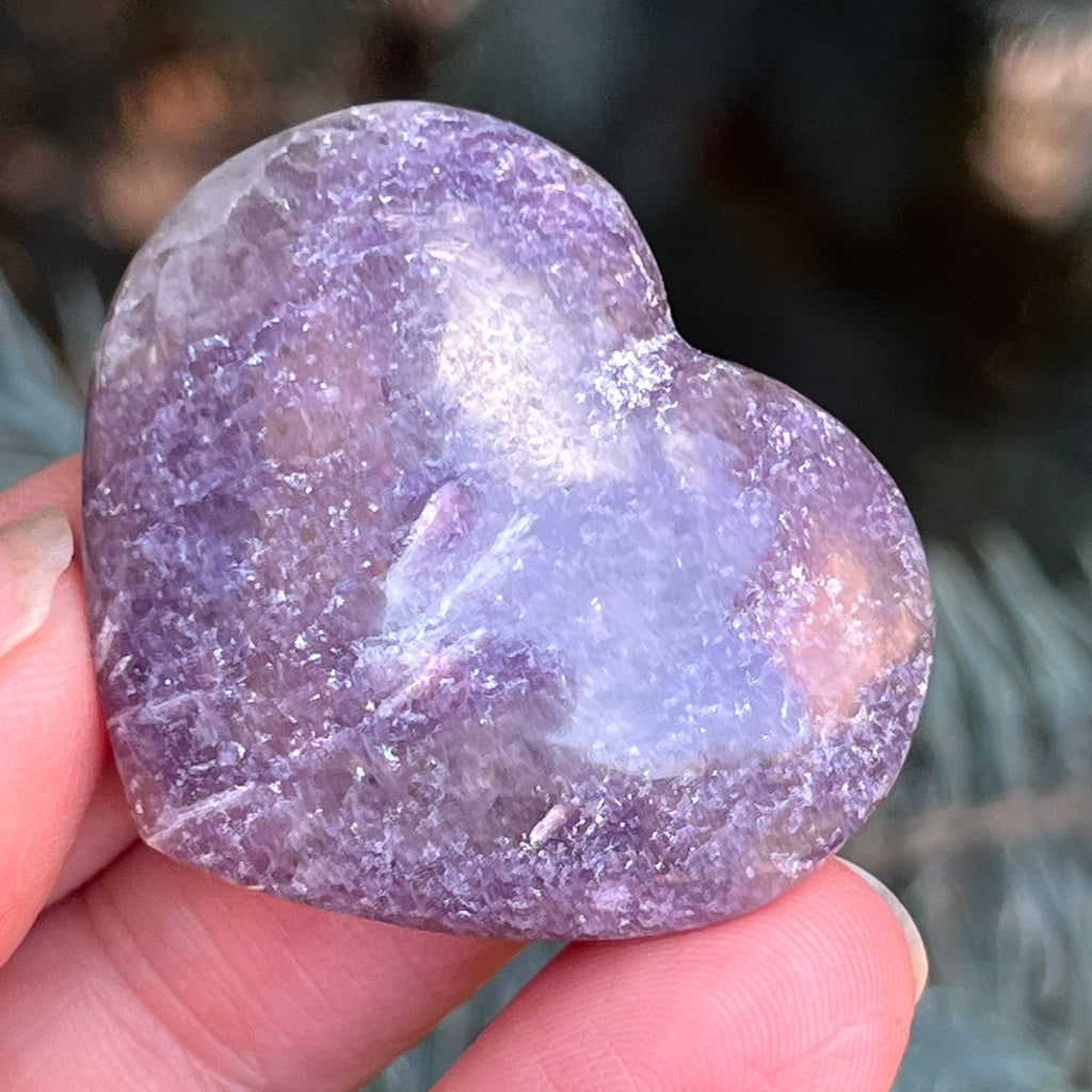 Lepidolit inima m2, pietre semipretioase - druzy.ro 2 