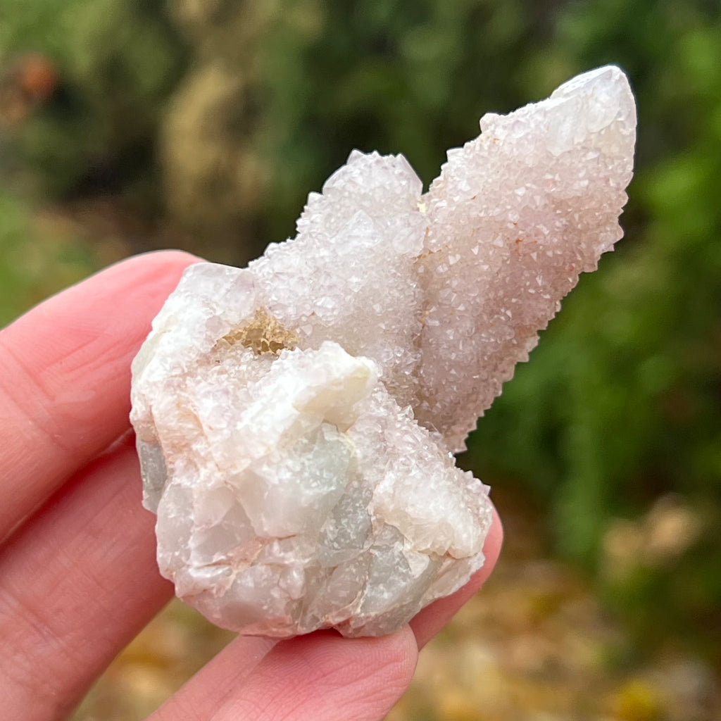 Cluster cuart spirit/cuart cactus mini model AF3/5, druzy.ro, cristale 1