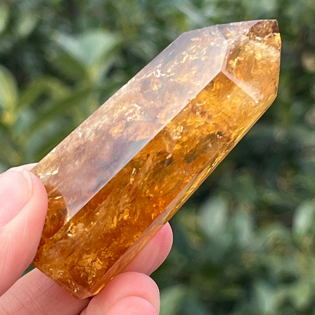 Obelisc citrin Brazilia calitate Extra AAA model 10, pietre semipretioase - druzy.ro 4 