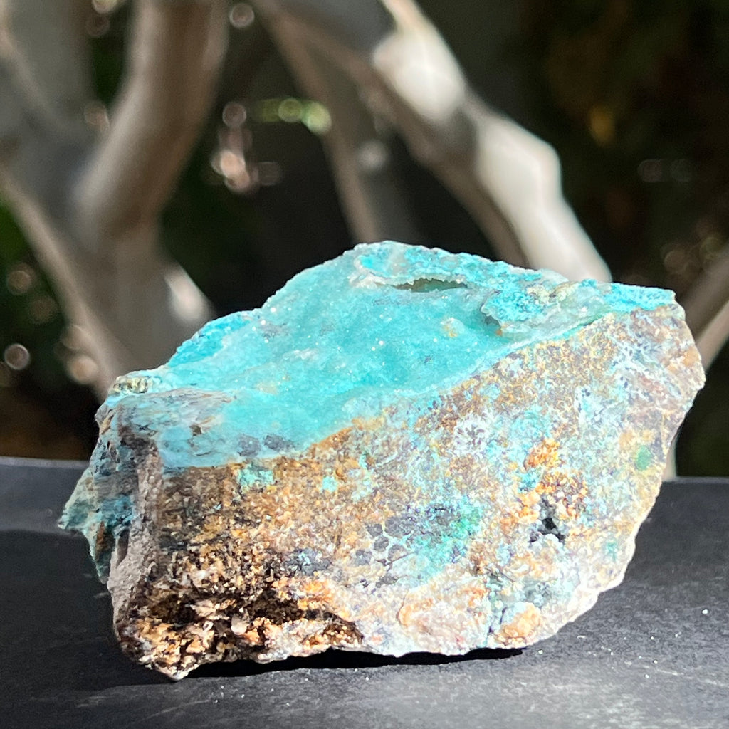 Piatra bruta crisocola druzy din Congo model 6, druzy.ro, cristale 2