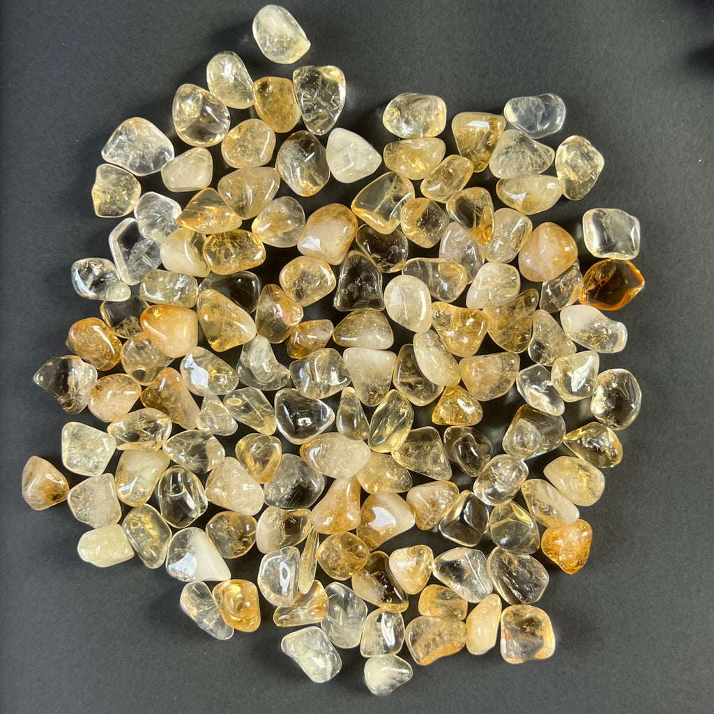 Citrin piatra rulata mini S, pietre semipretioase - druzy.ro 4