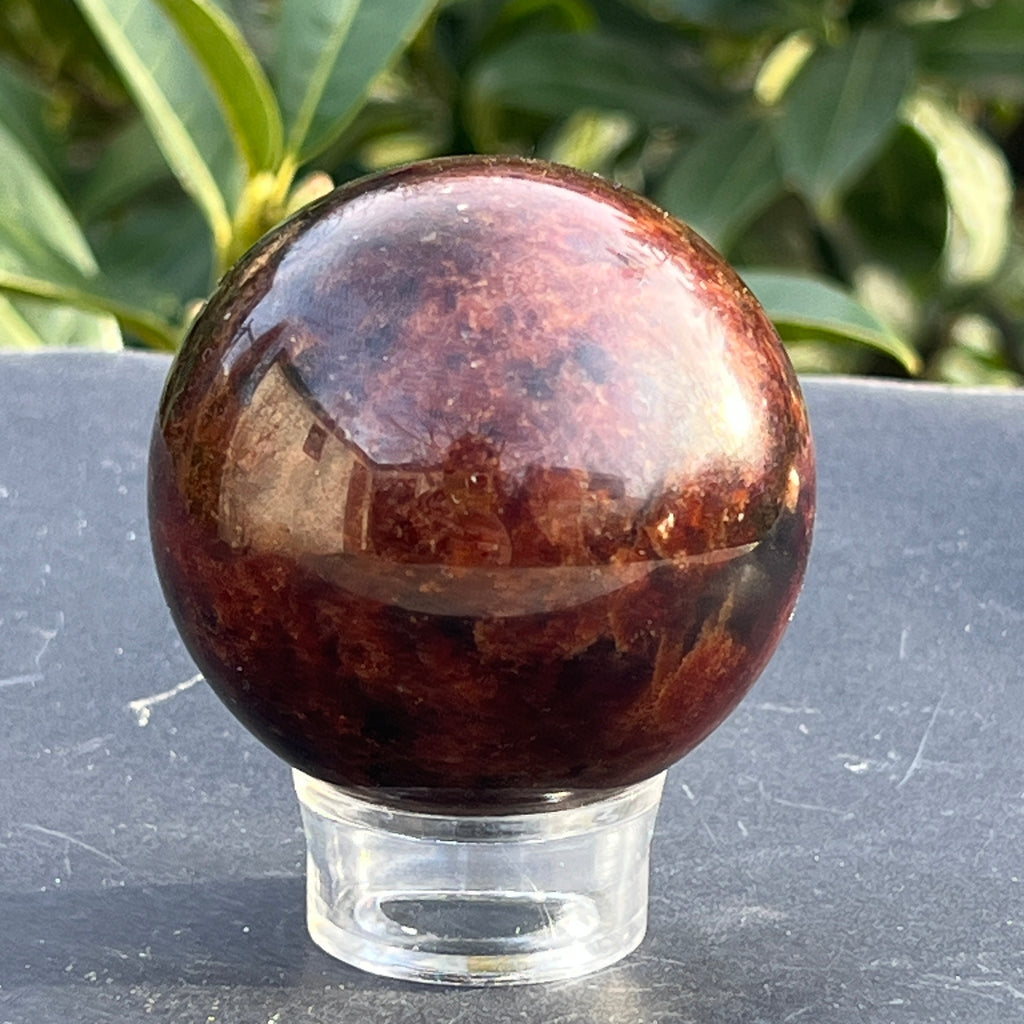 Sfera granat model 5, pietre semipretioase - druzy.ro 1 