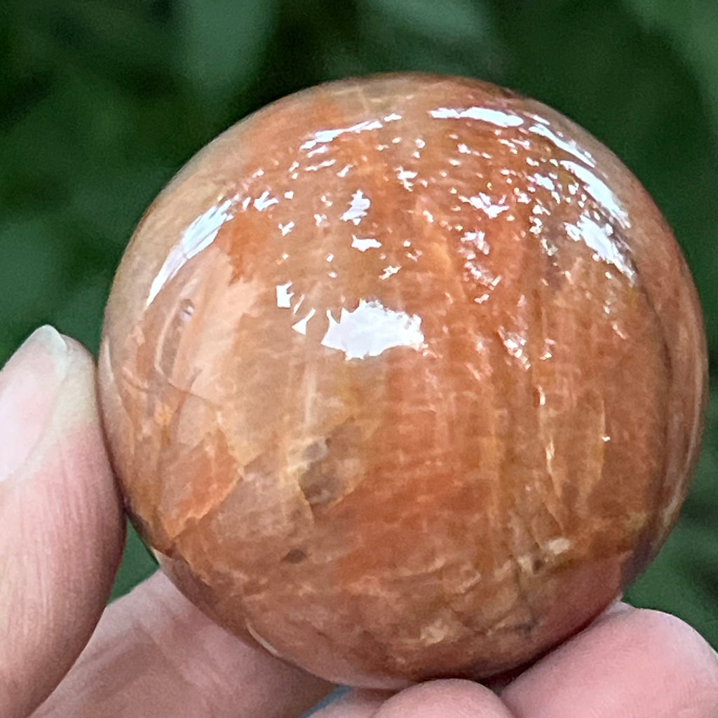 Piatra lunii somon piersica sfera model 9, pietre semipretioase - druzy.ro 7 