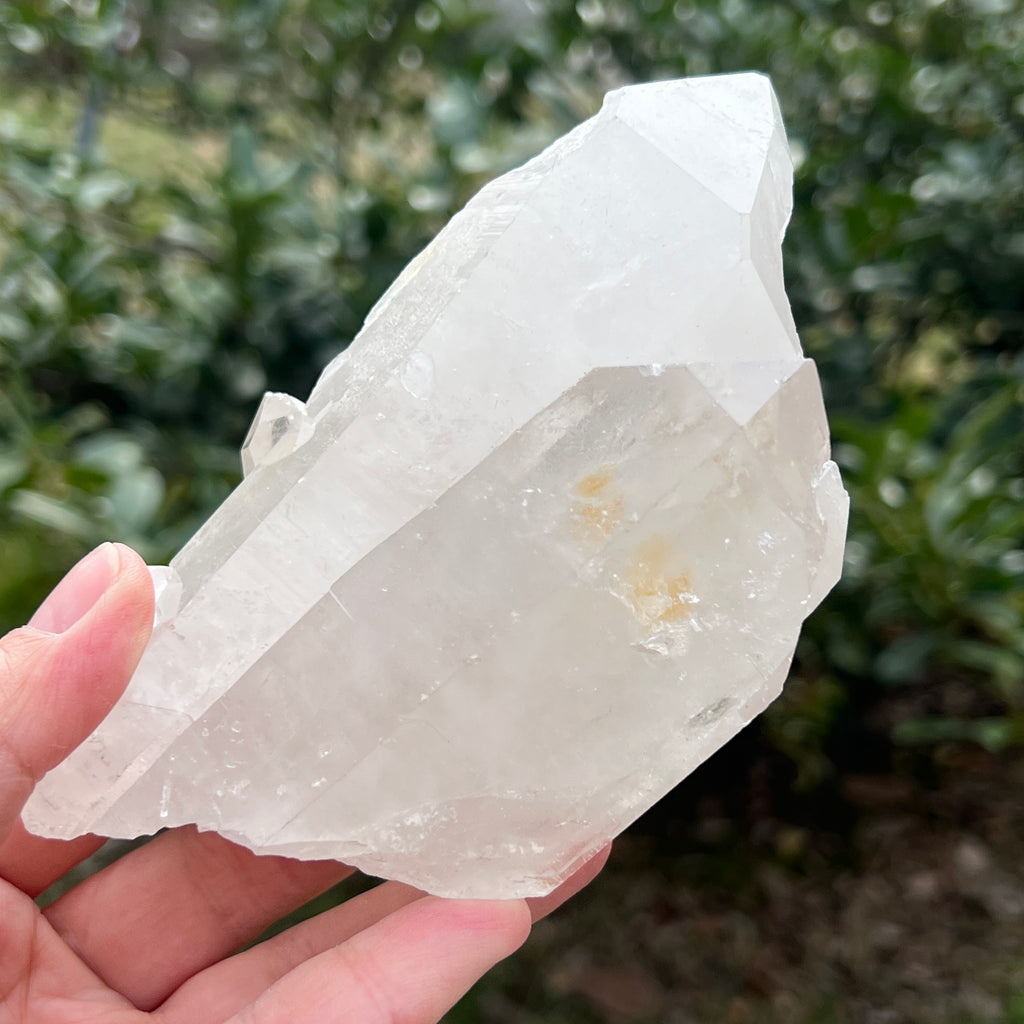 Varf cuart incolor natural, floare de mina L7, pietre semipretioase - druzy.ro 9 