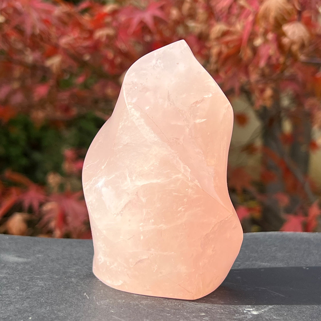 Flacara cuart roz model 3 din Madagascar, druzy.ro, cristale 3