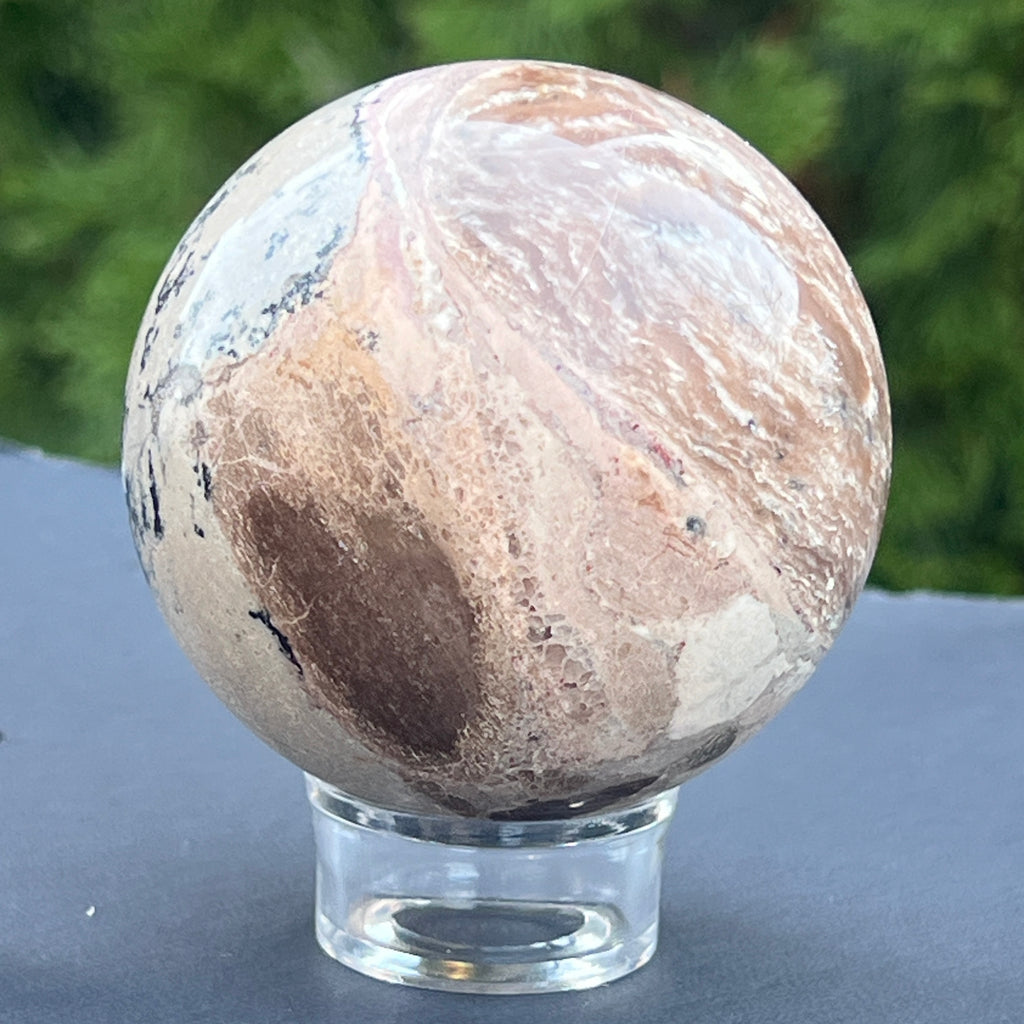 Sfera jasp cirese "Cherry" model 1, pietre semipretioase - druzy.ro 4 