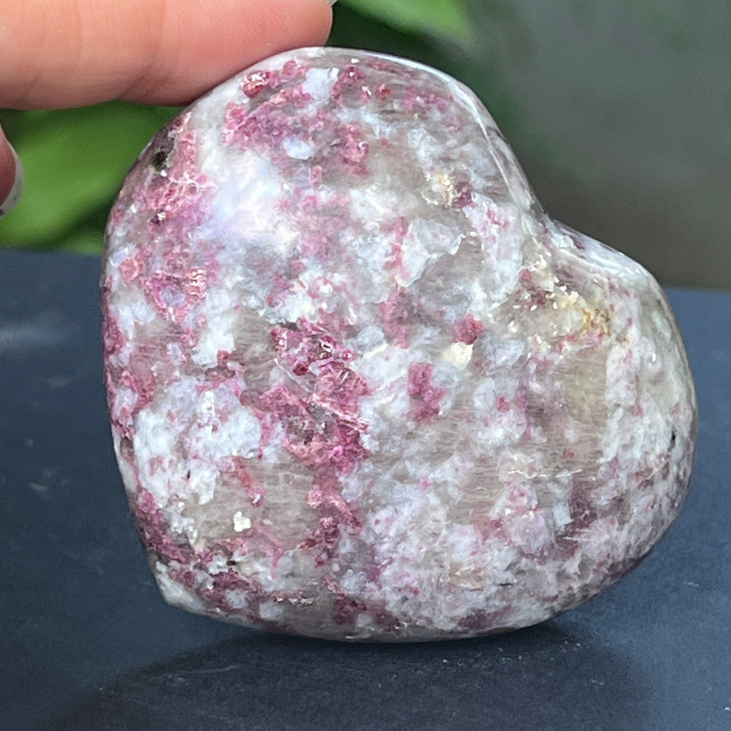 Inima rubelit/ turmalina roz model 2, pietre semipretioase - druzy.ro 1 