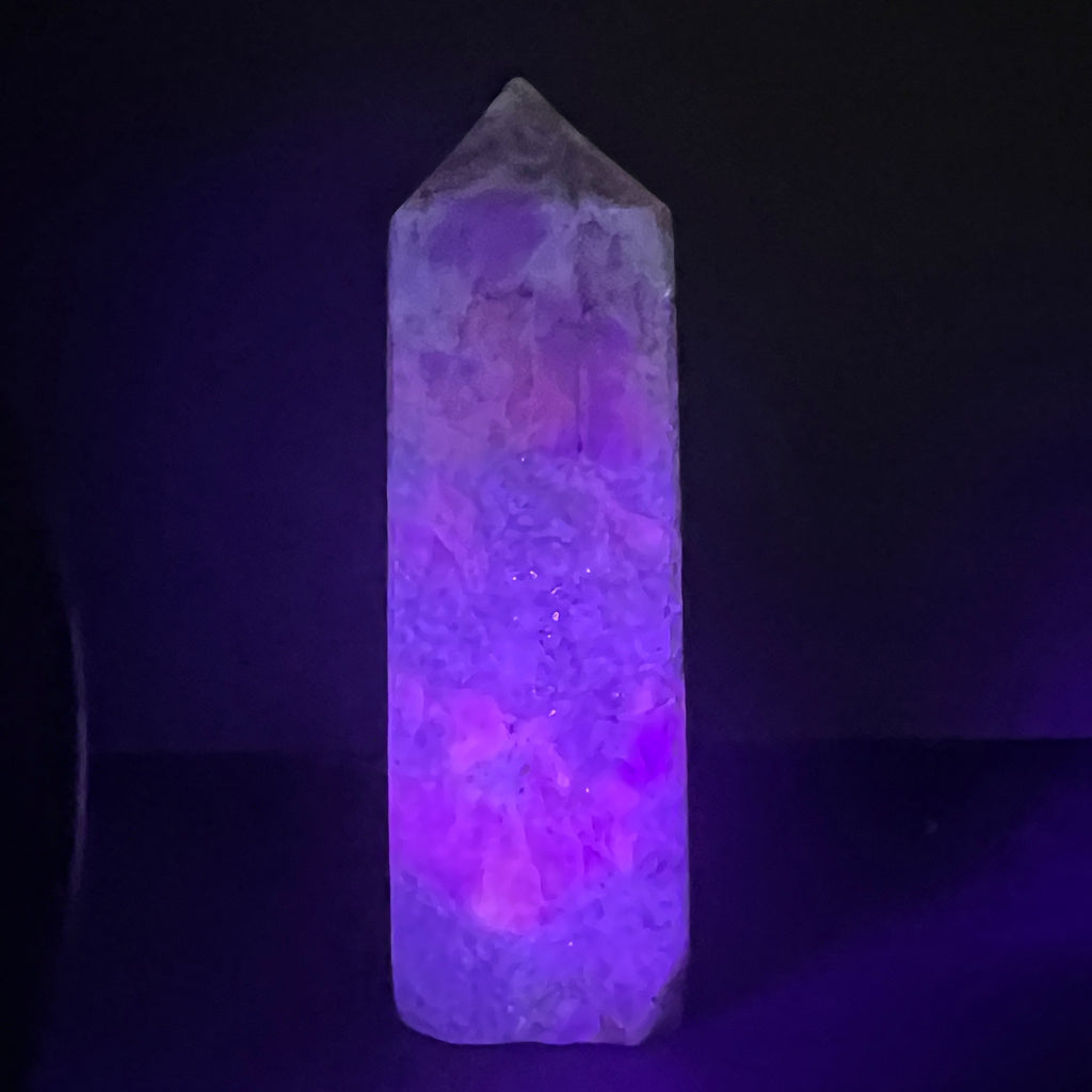 Turn/ obelisc hackmanit Uv reactive m5, pietre semipretioase - druzy.ro 6 