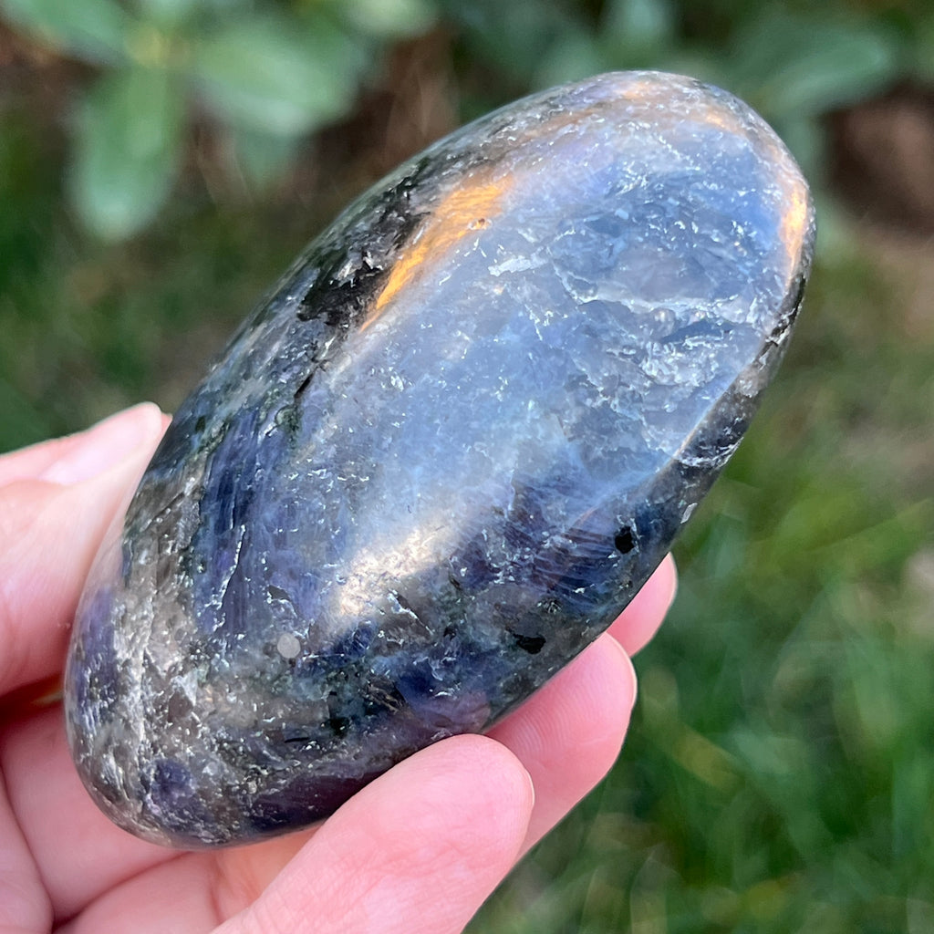 Palmstone Iolit (safir de apa) din Madagascar model 1, pietre semipretioase - druzy.ro 7 