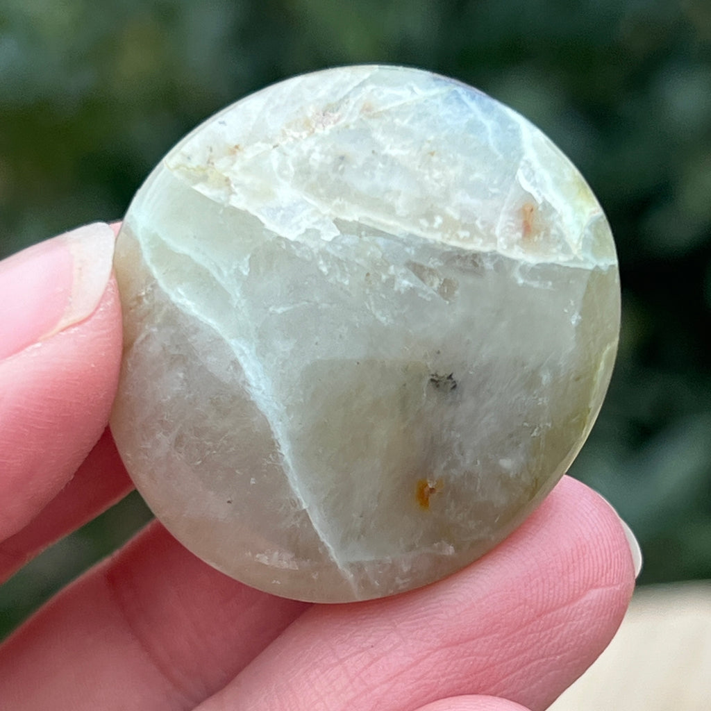 Palmstone piatra lunii cu garnierit m25, pietre semipretioase - druzy.ro 1 