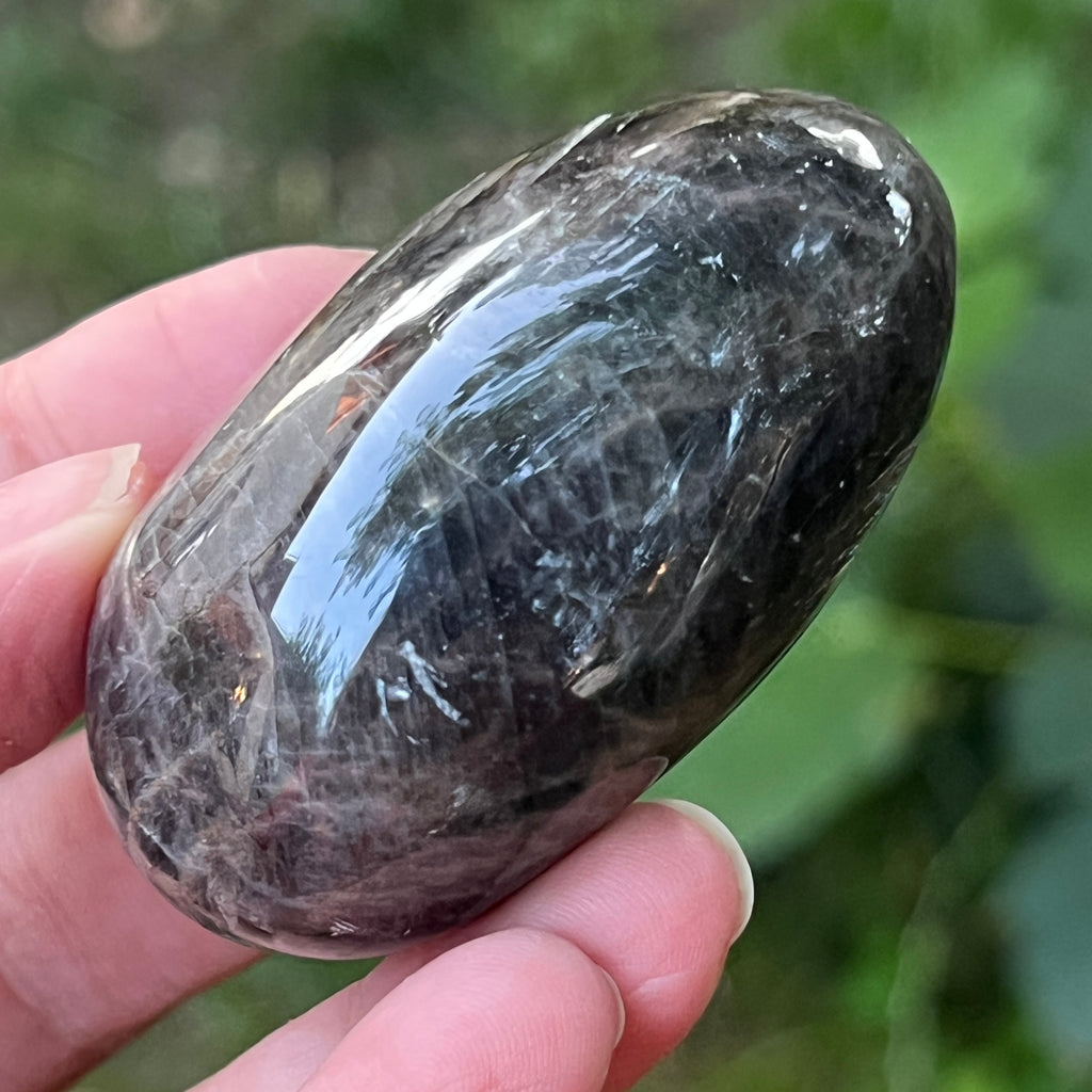 Palmstone piatra lunii somon gri | Model 6, pietre semipretioase - druzy.ro 3 