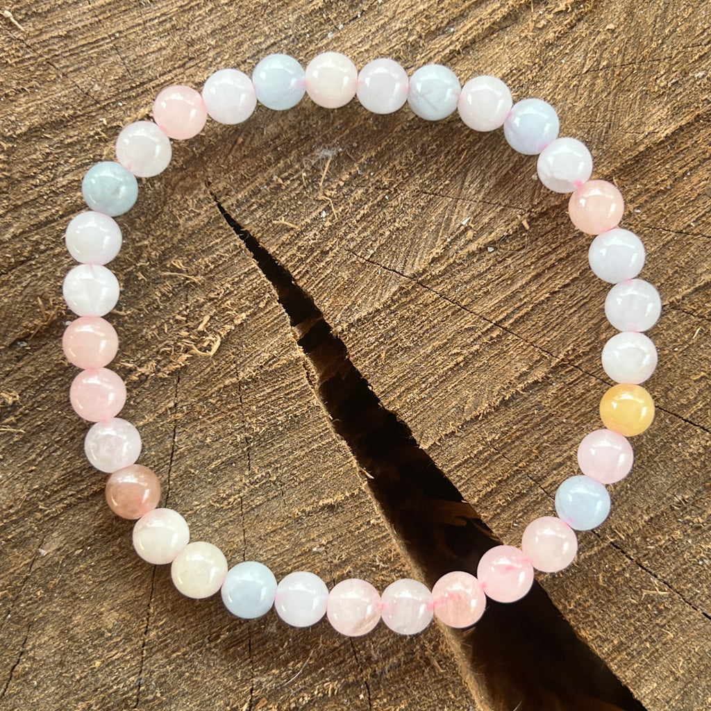 Bratara beril 5 mm, pietre semipretioase - druzy.ro 2 