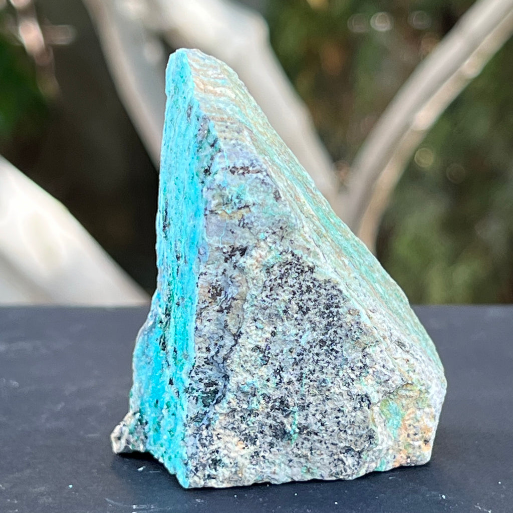 Piatra bruta crisocola cu malachit druzy din Congo model 4, druzy.ro, cristale 2