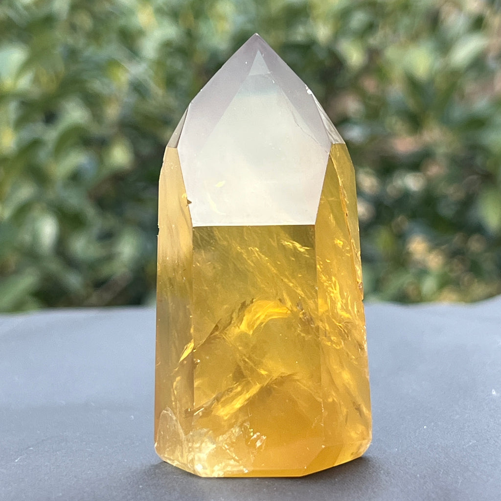 Obelisc citrin Brazilia calitate Extra AAA model 4, pietre semipretioase - druzy.ro 2 