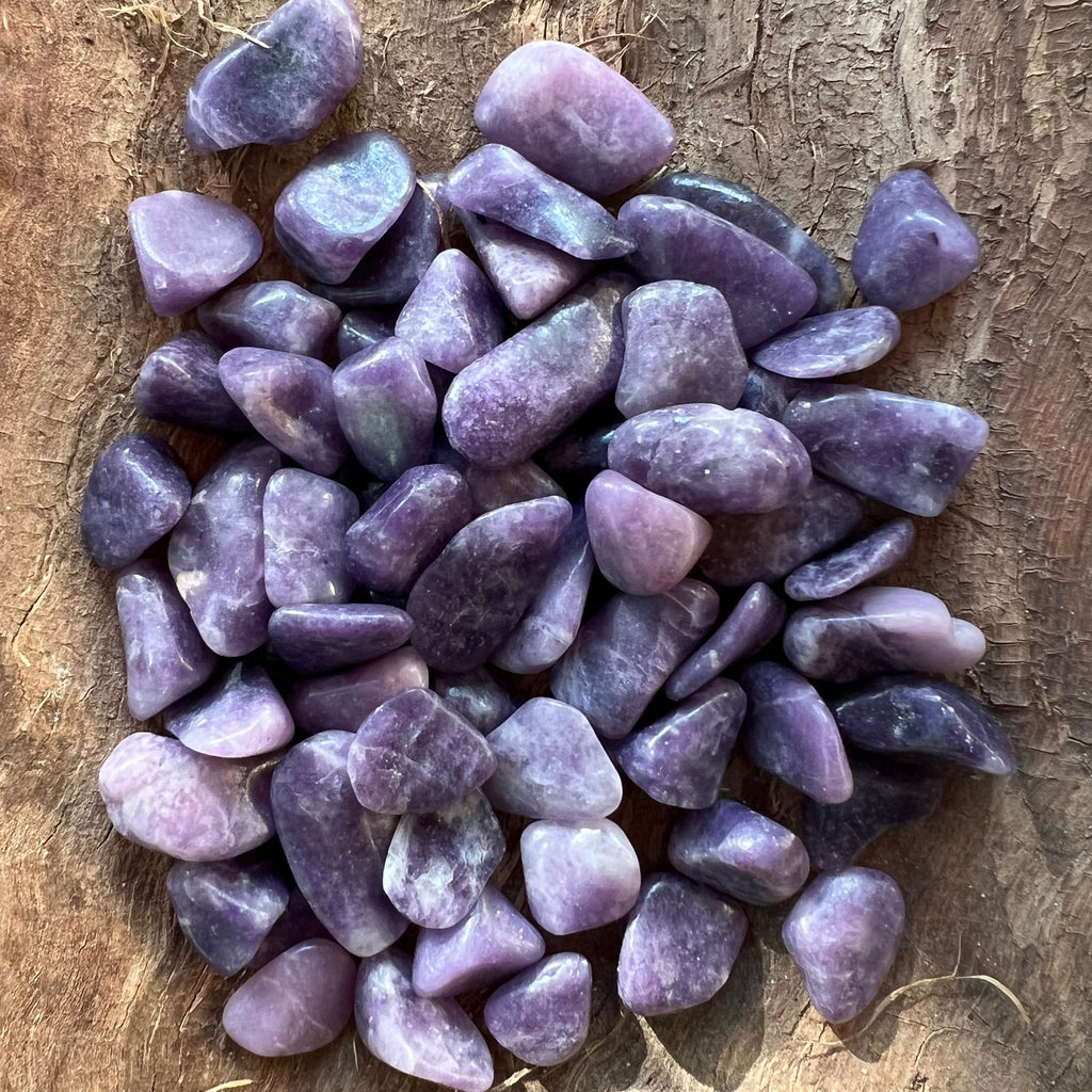 Lepidolit piatra rulata, druzy.ro, pietre semipretioase 2