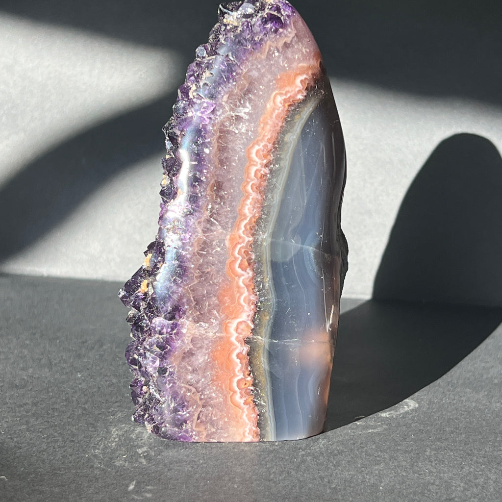 Geoda ametist Uruguay AAA model 8, pietre semipretioase - druzy.ro 2 