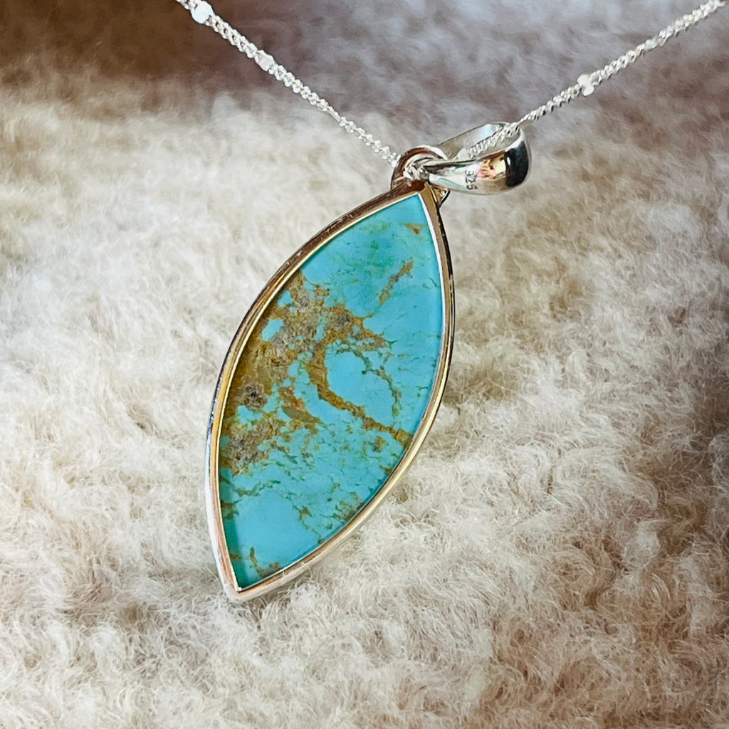 Pandantiv turcoaz model 2, druzy.ro, pietre semipretioase 2