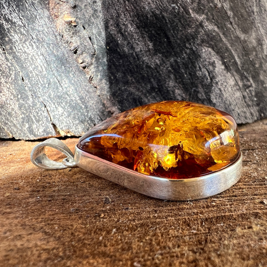 Pandantiv argint cu chihlimbar Amber1, pietre semipretioase - druzy.ro 3 