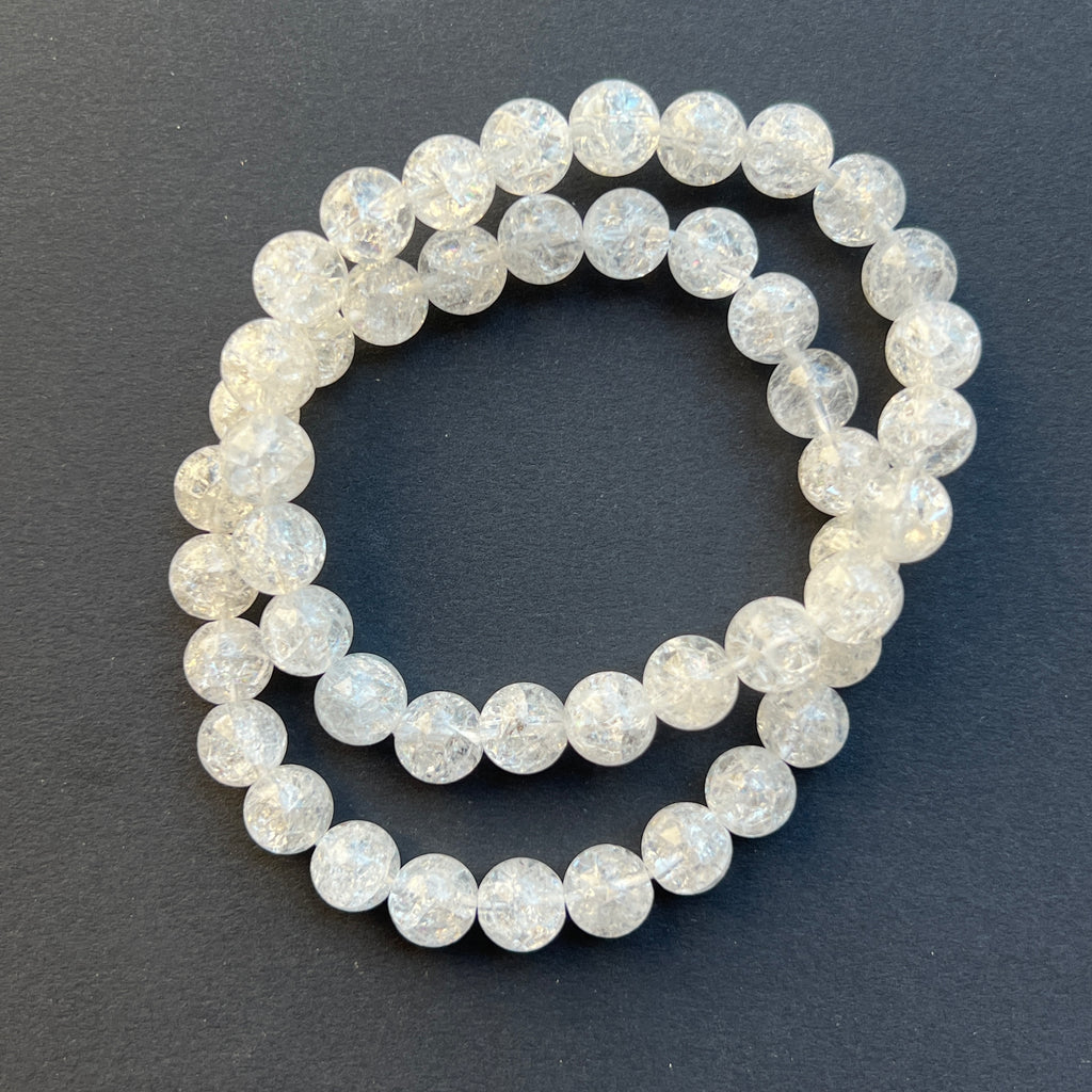 Bratara cuart crushed 8 mm, pietre semipretioase - druzy.ro 2 