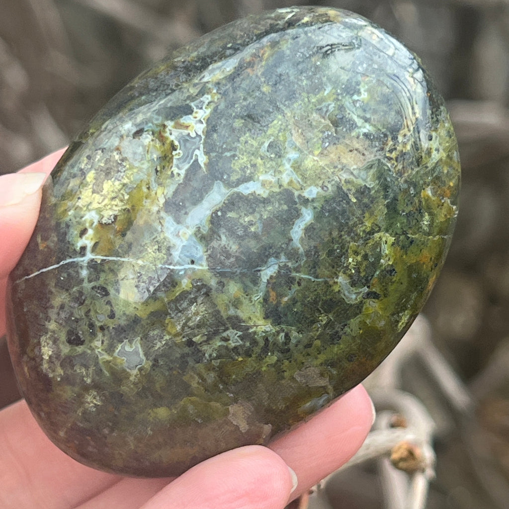 Opal verde palmstone m1, pietre semipretioase - druzy.ro 1 