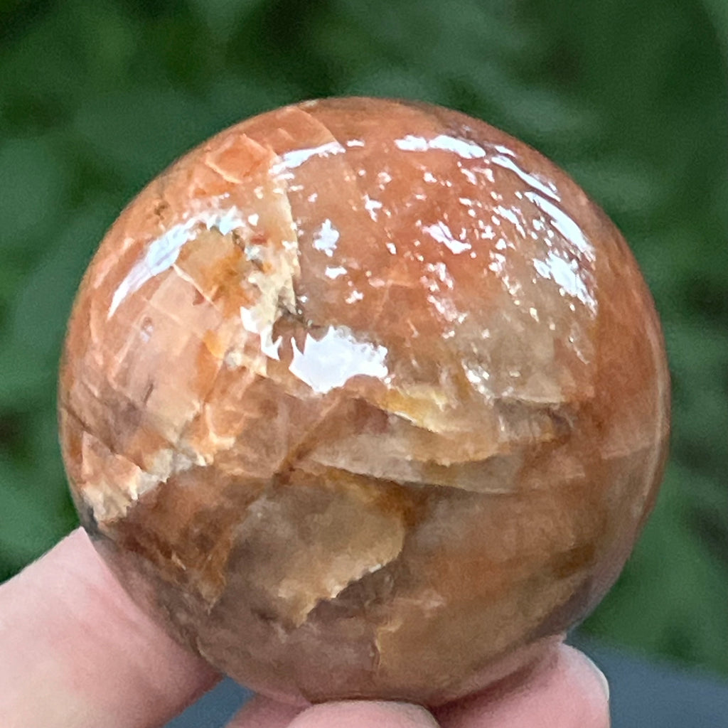Piatra lunii somon piersica sfera model 9, pietre semipretioase - druzy.ro 4 