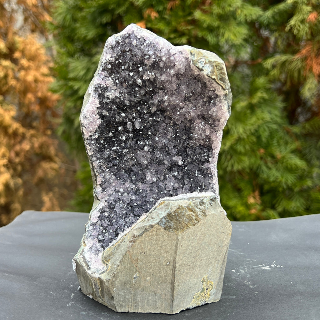 Geoda ametist Uruguay model 42, pietre semipretioase - druzy.ro 1 