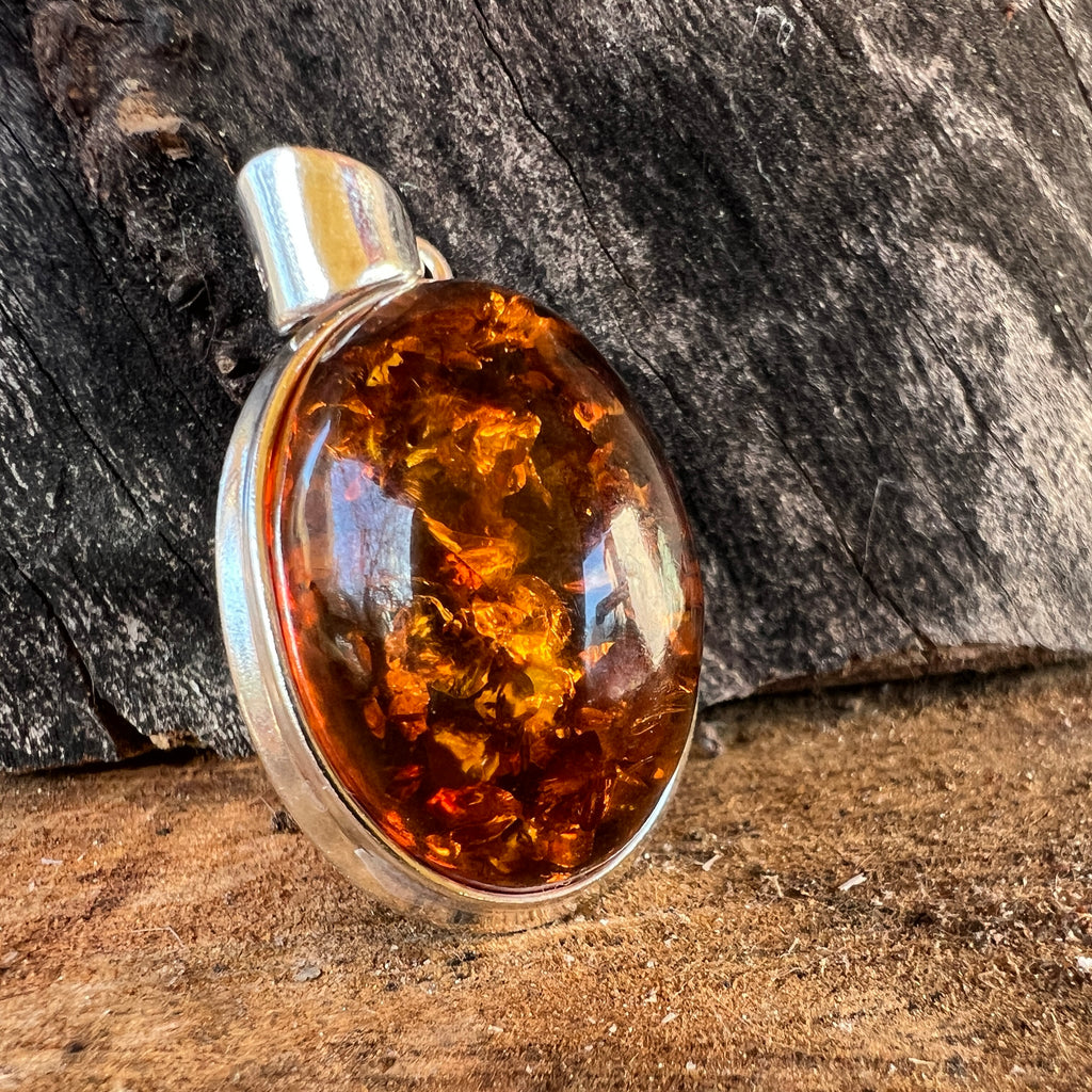 Pandantiv argint cu chihlimbar Amber2, pietre semipretioase - druzy.ro 2 