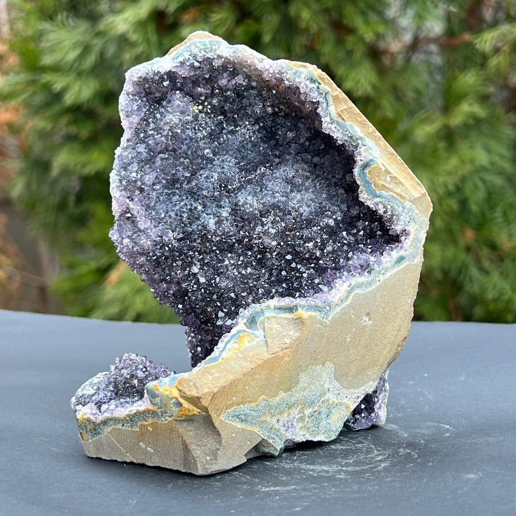 Geoda ametist Uruguay model 47, pietre semipretioase - druzy.ro 5 