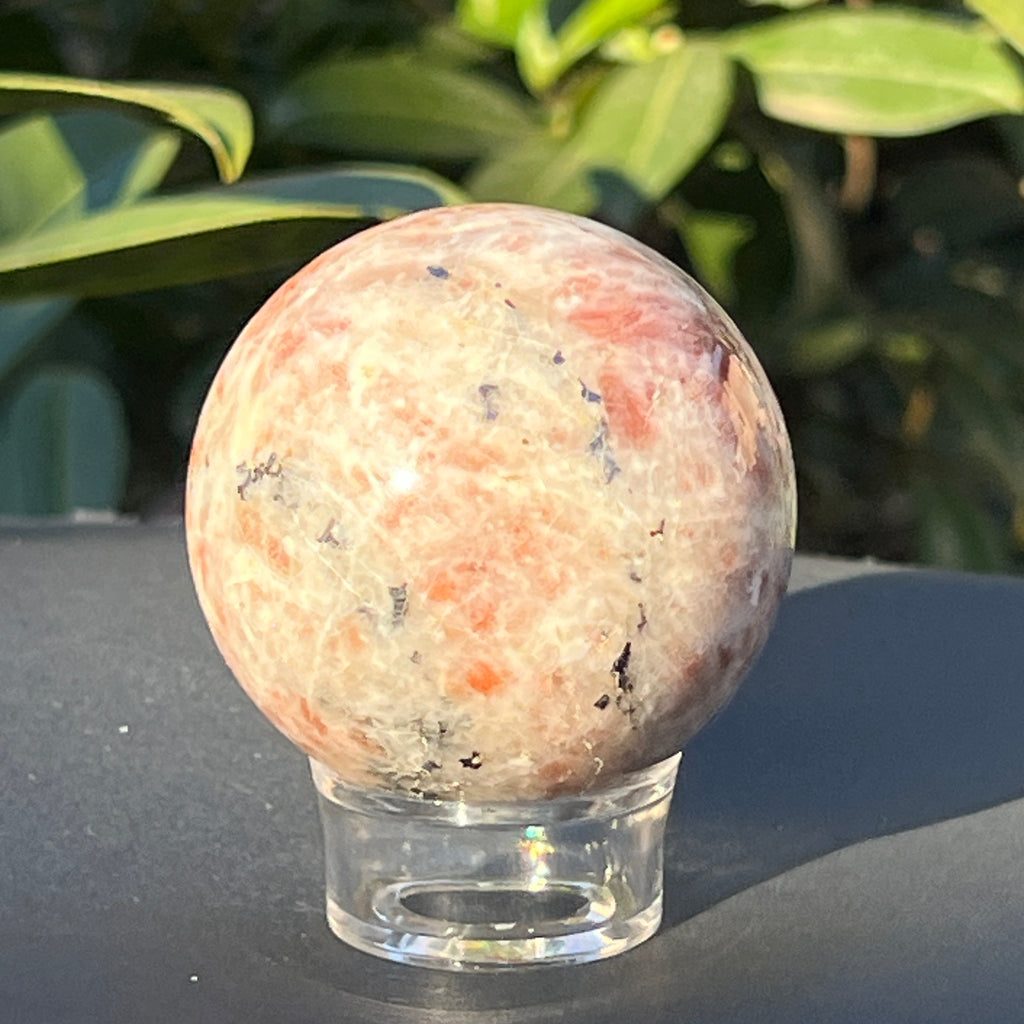 Sfera piatra soarelui model 1, pietre semipretioase - druzy.ro 3 