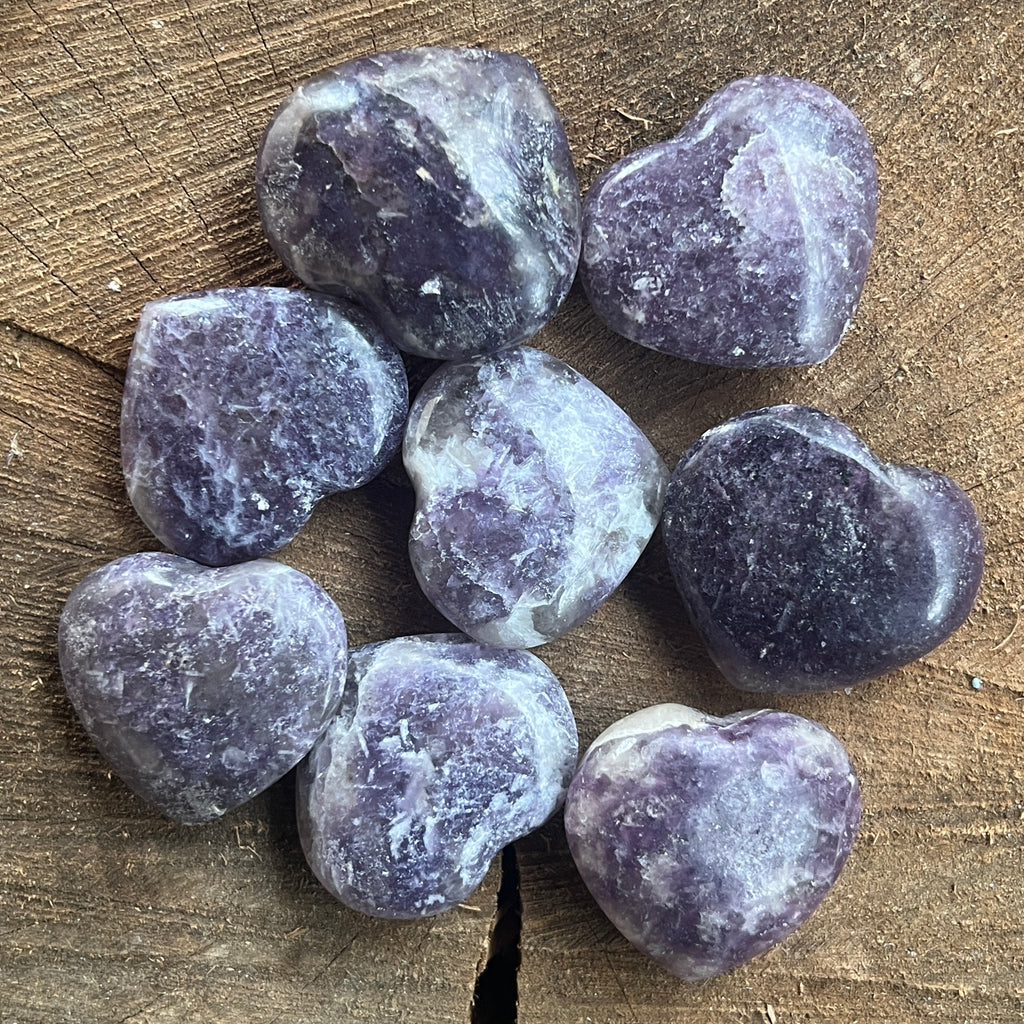 Inima lepidolit, pietre semipretioase - druzy.ro 1 