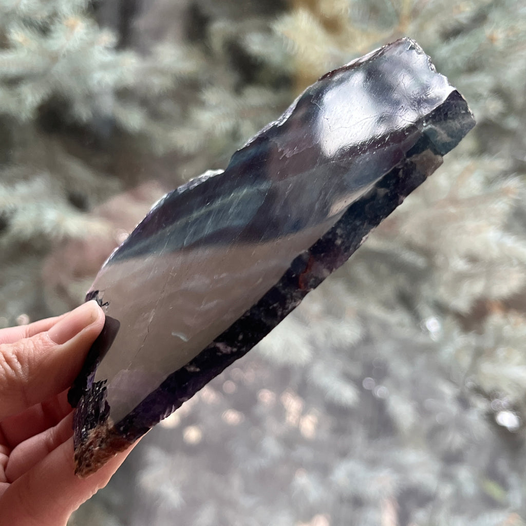 Felie fluorit din Provincia Zhejiang, China model 2, pietre semipretioase - druzy.ro 3 