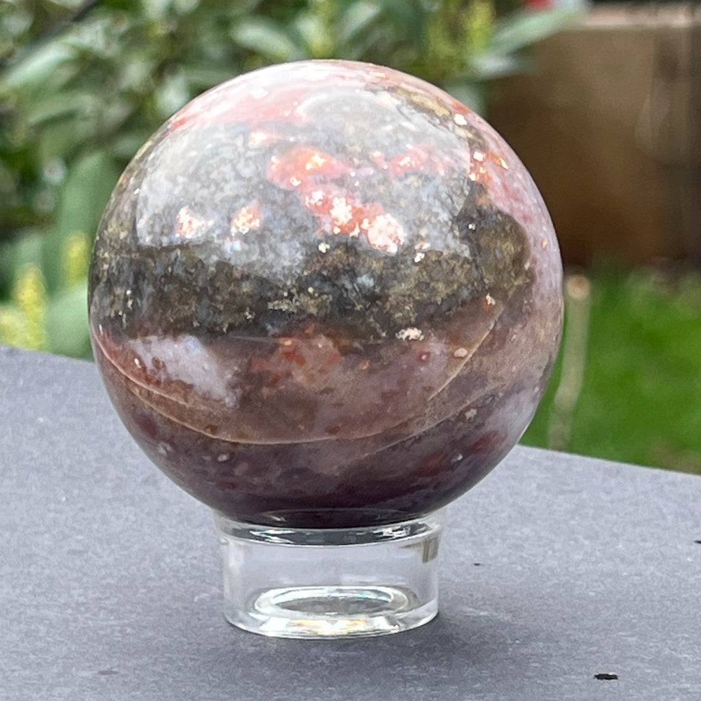 Sfera sardonix model 5, pietre semipretioase - druzy.ro 1 