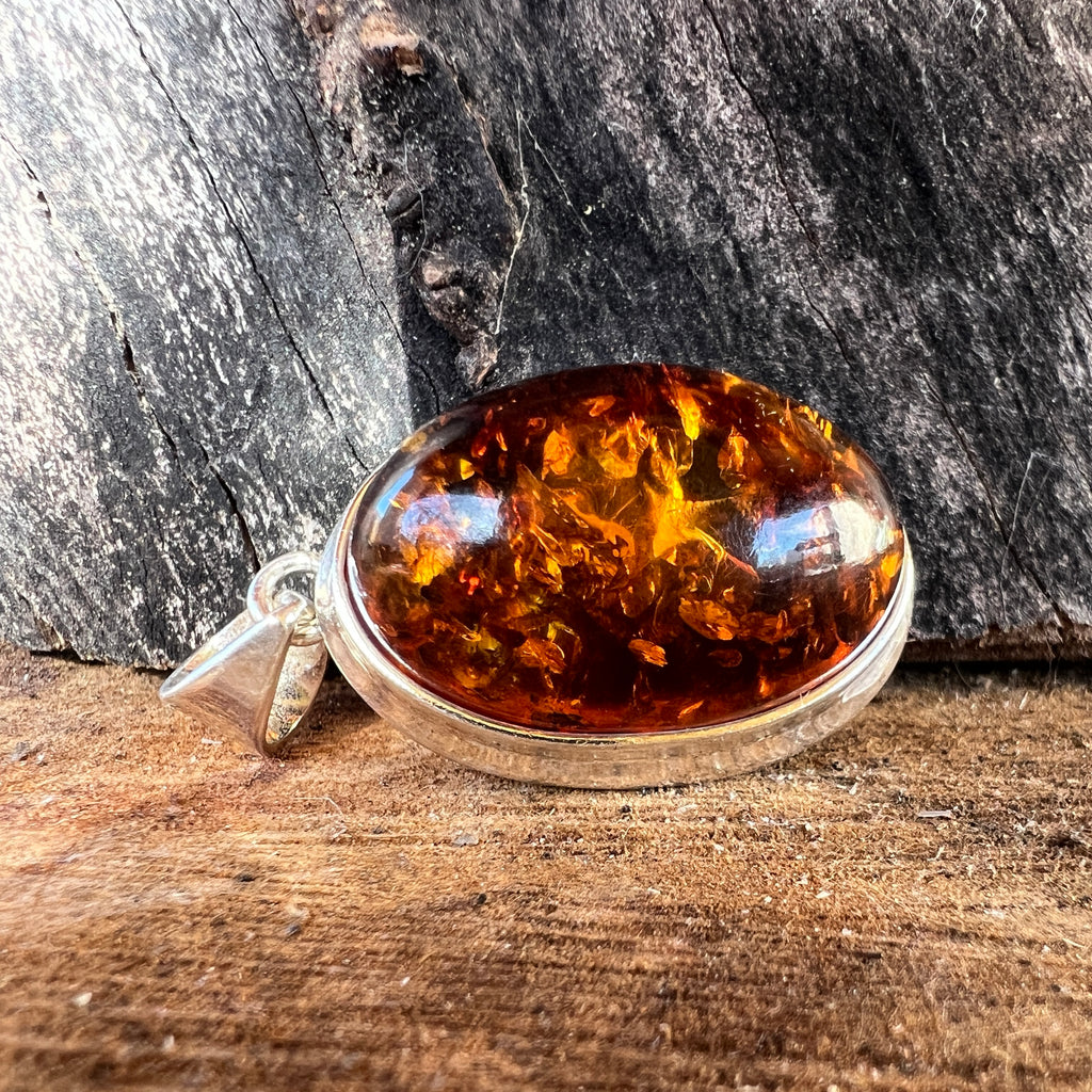 Pandantiv argint cu chihlimbar Amber2, pietre semipretioase - druzy.ro 4 