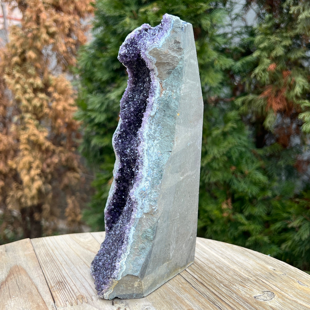 Geoda ametist Uruguay model 54, pietre semipretioase - druzy.ro 3 