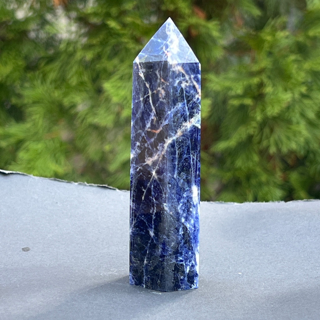 Obelisc sodalit model 3, pietre semipretioase - druzy.ro 5 