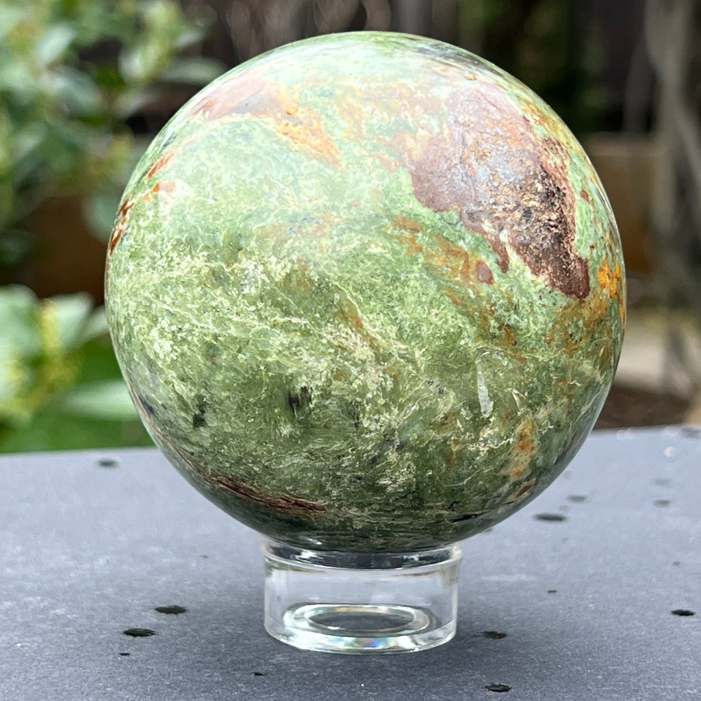Crisopraz sfera m7, pietre semipretioase - druzy.ro 4 