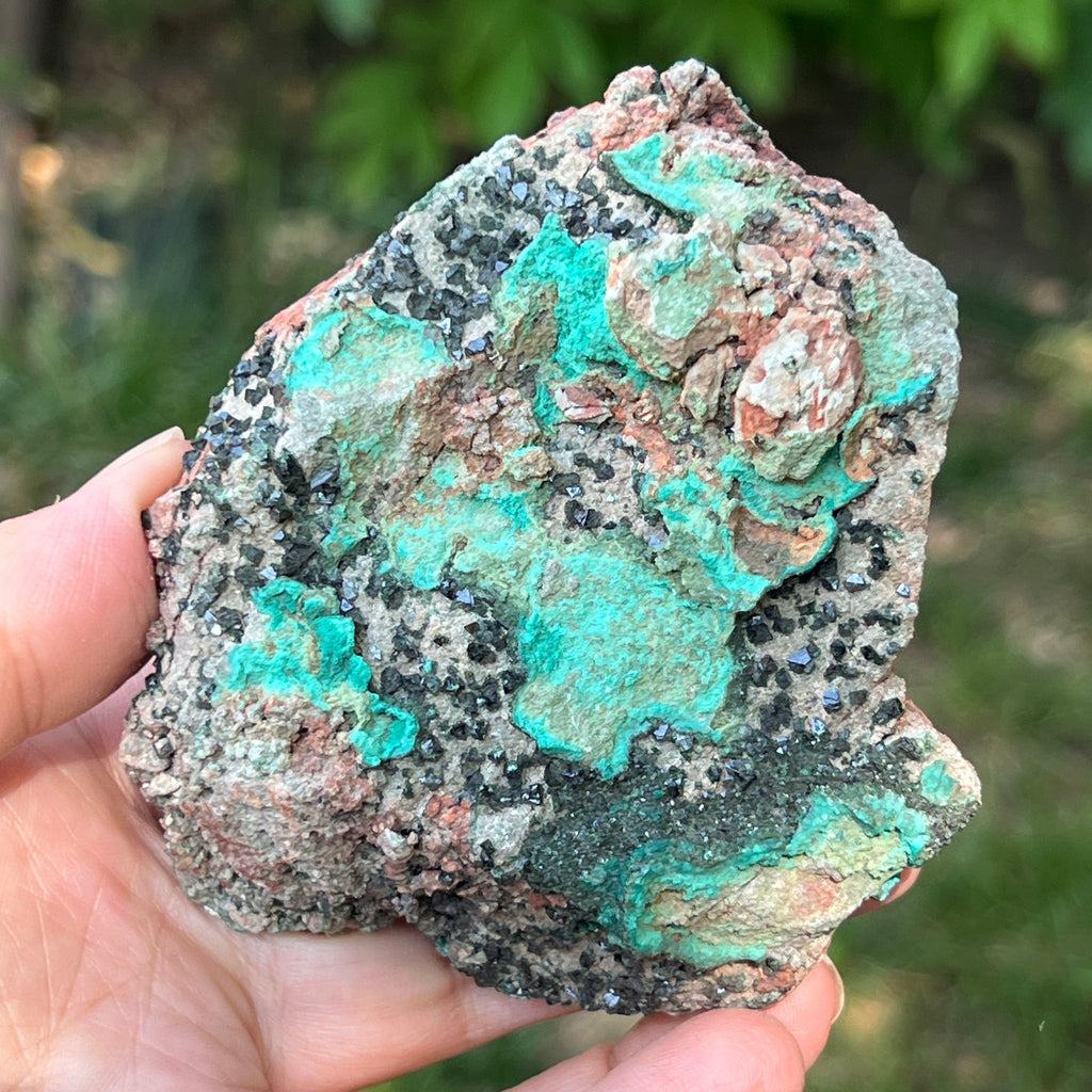 Libethenit floare de mina din Congo model 5, pietre semipretioase - druzy.ro 2 