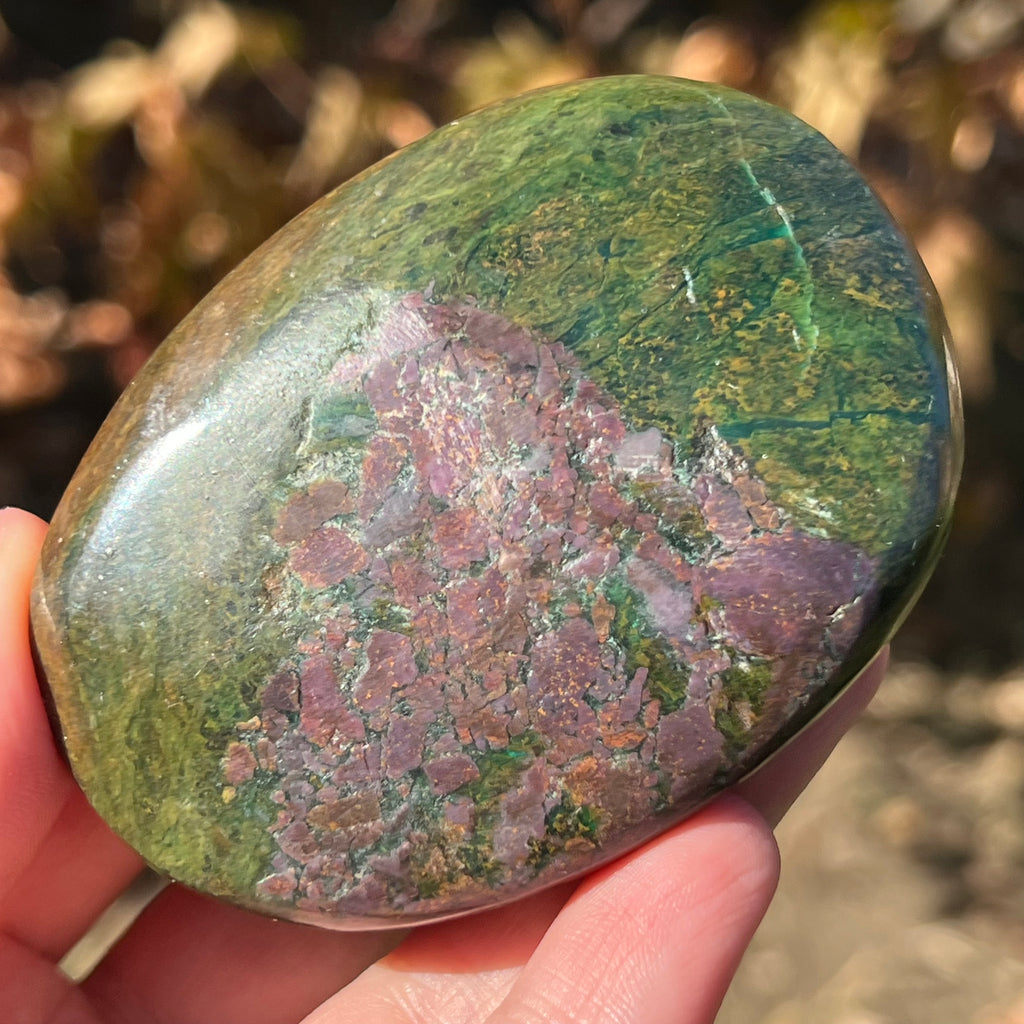 Verdit serpentin inchis Africa palmstone XL/ piatra decorativa m3, druzy.ro, cristale 6
