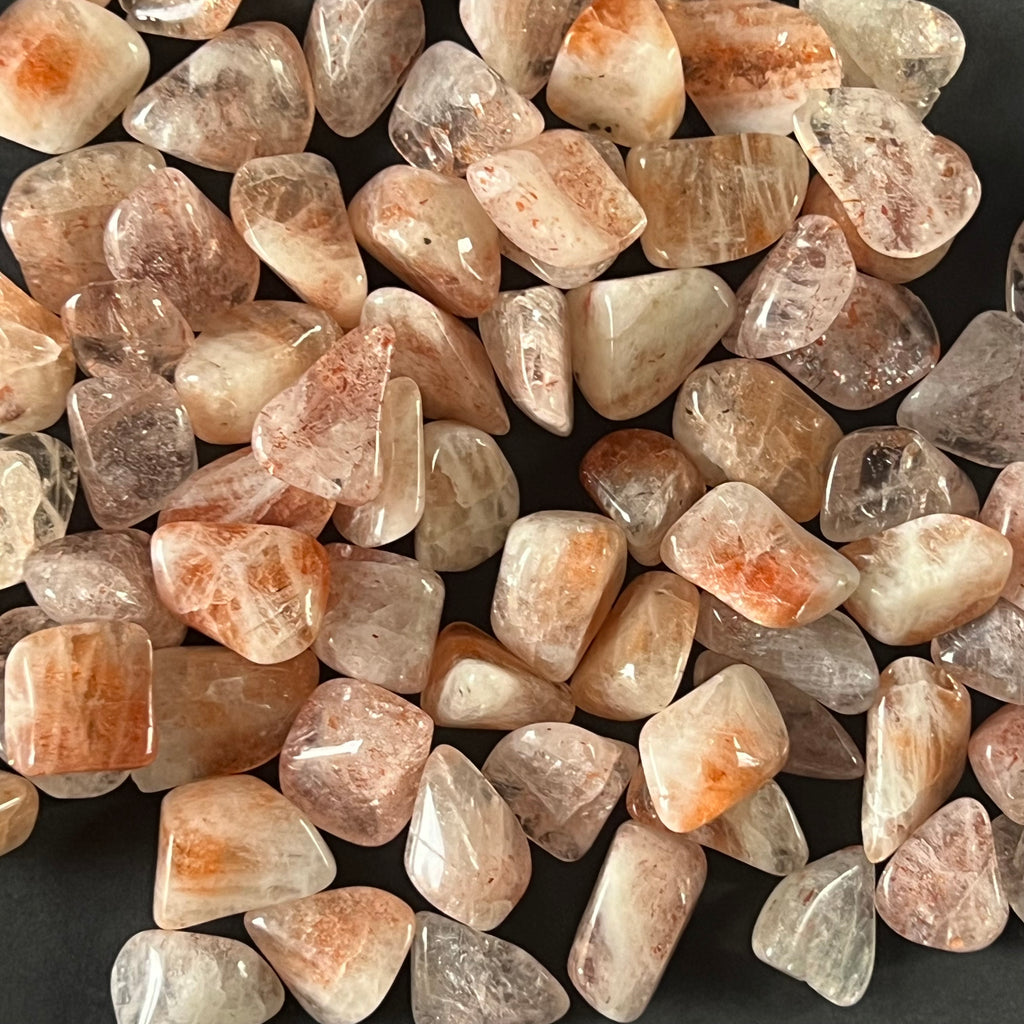 Piatra soarelui in cuart piatra rulata mini, pietre semipretioase - druzy.ro 1