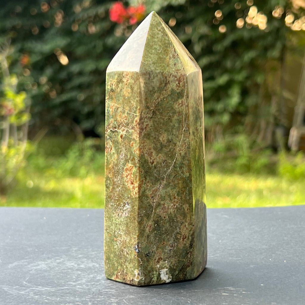 Obelisc crisopraz model 2, pietre semipretioase - druzy.ro 3