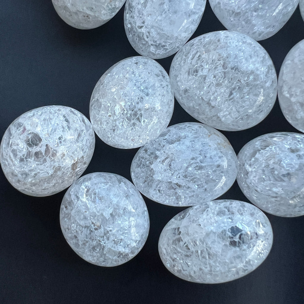 Cuart cracked piatra rulata, pietre semipretioase - druzy.ro 3 