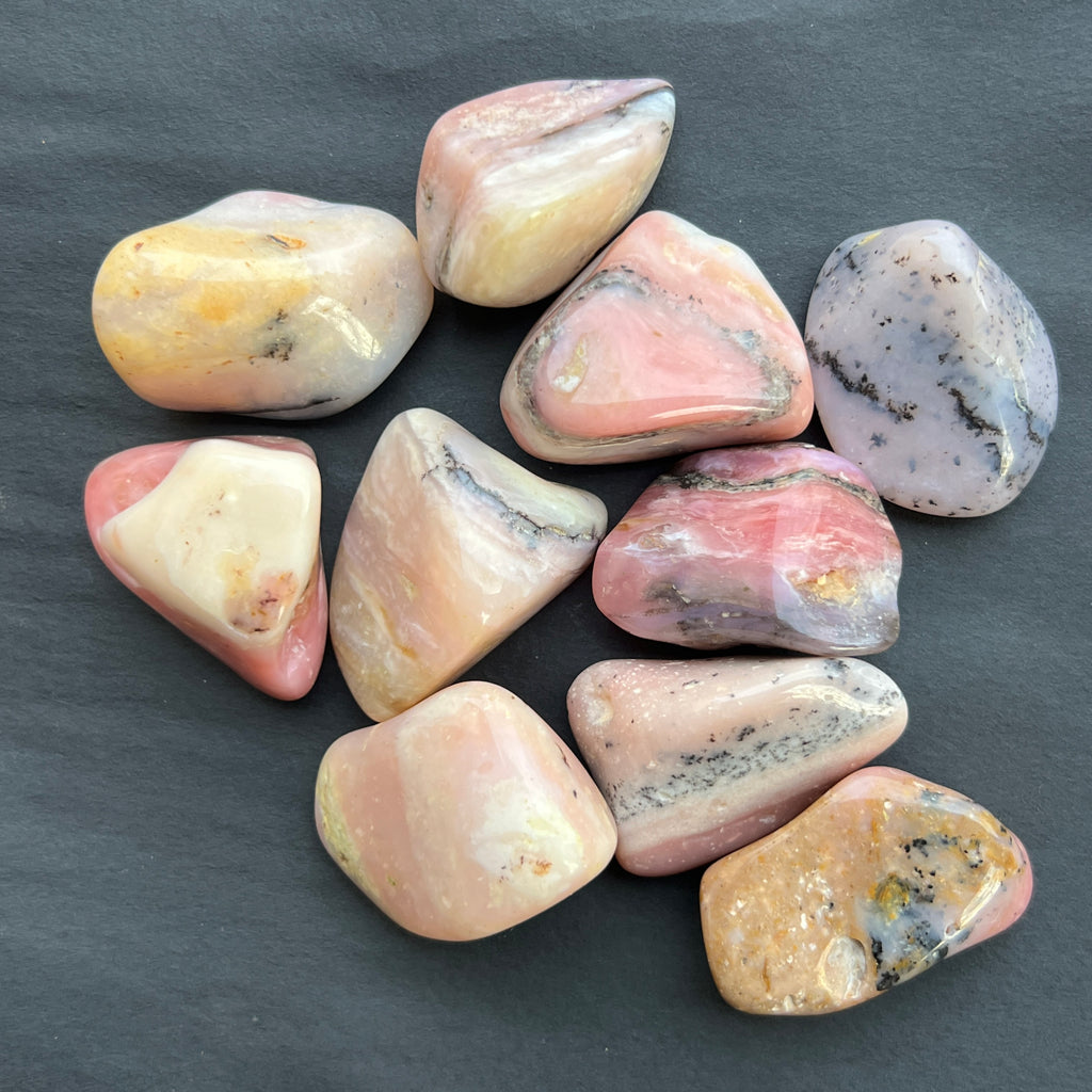 Opal roz piatra rulata Peru, pietre semipretioase - druzy.ro 6 
