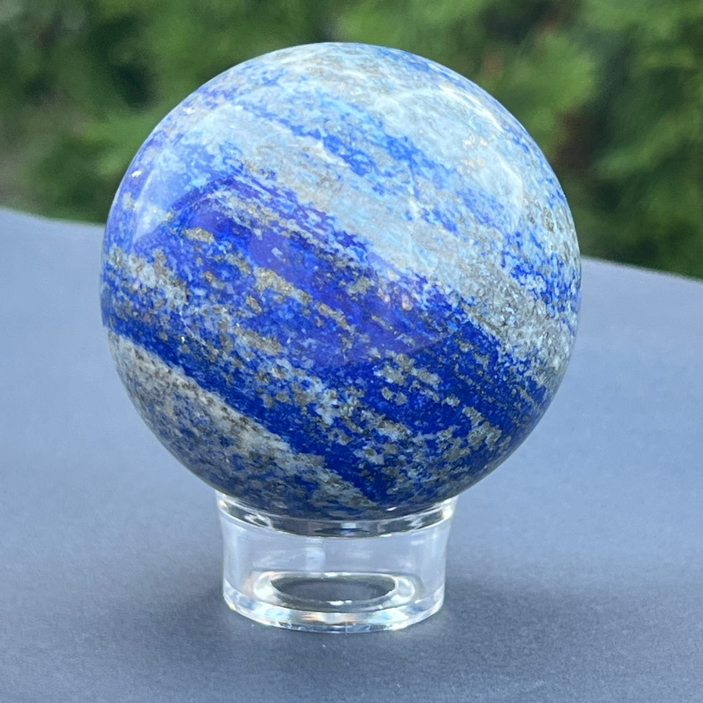 Sfera Lapis Lazuli model 6, pietre semipretioase - druzy.ro 7 