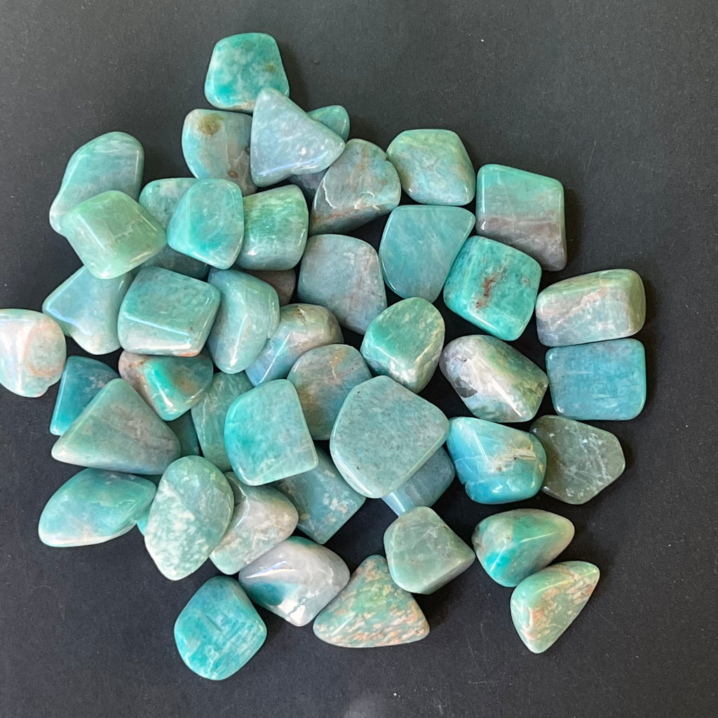Amazonit Namibia piatra rulata, druzy.ro, pietre semipretioase 3