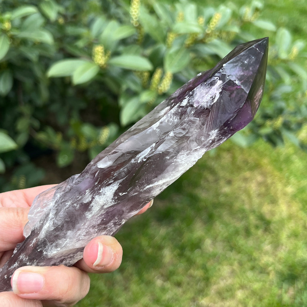 Varf ametist Bahia XL model 3, calitatate AAA, pietre semipretioase - druzy.ro 6 