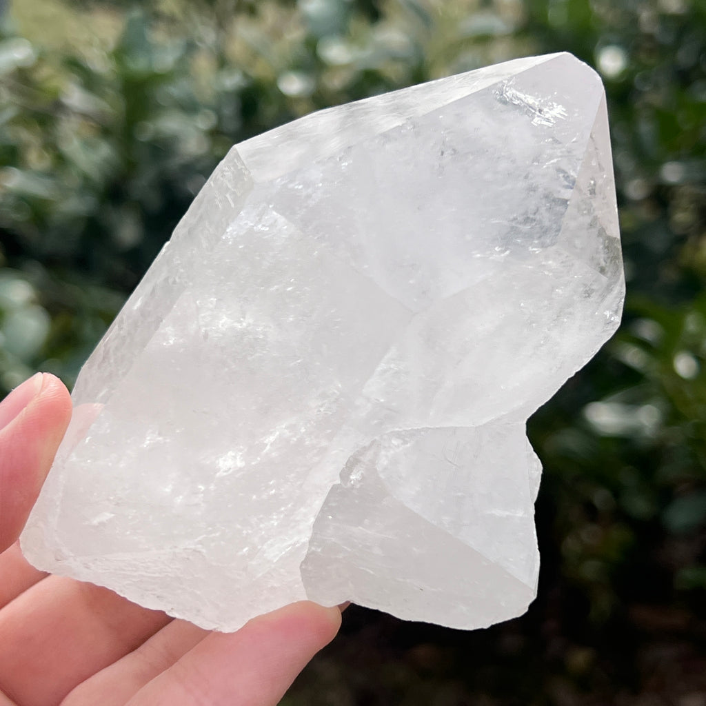 Varf cuart incolor natural, floare de mina L14, pietre semipretioase - druzy.ro 2 