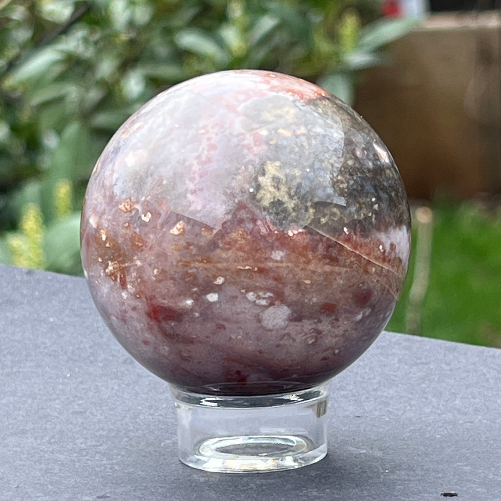 Sfera sardonix model 5, pietre semipretioase - druzy.ro 5 